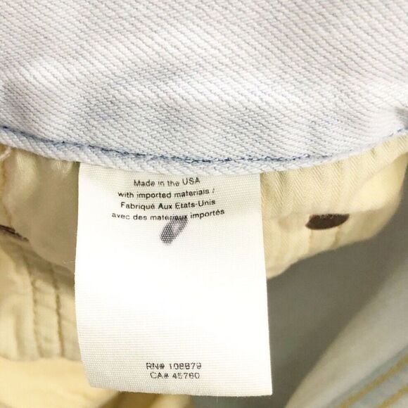 rag & bone Men's Slim Jeans - Light blue - Picture 10 of 11